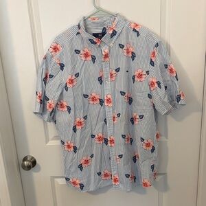 Floral Striped Vineyard VinesMen's Shirt